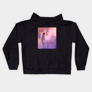 City Space Man Kids Hoodie